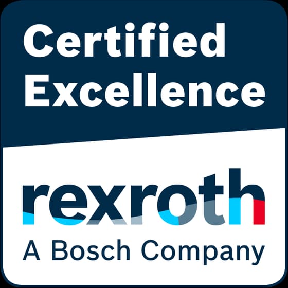 Selo Certified Excellence Rexroth, A Bosch Company