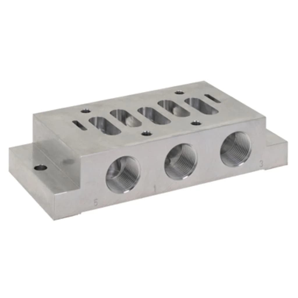Placa Base Unitária, Conexões Rosqueadas Aventics, código 8985041404